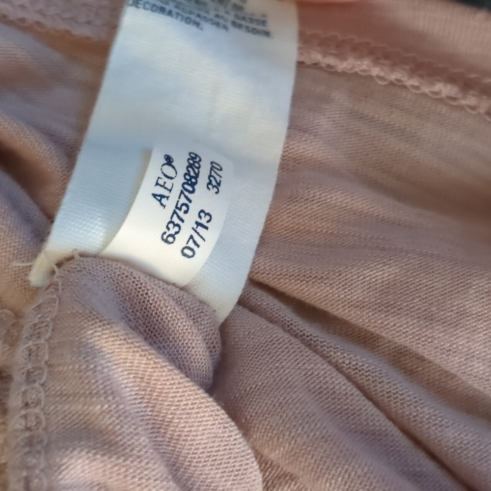 American Eagle Outfitters Pink Top with pearl accents, Women's XS - Picture 7 of 10